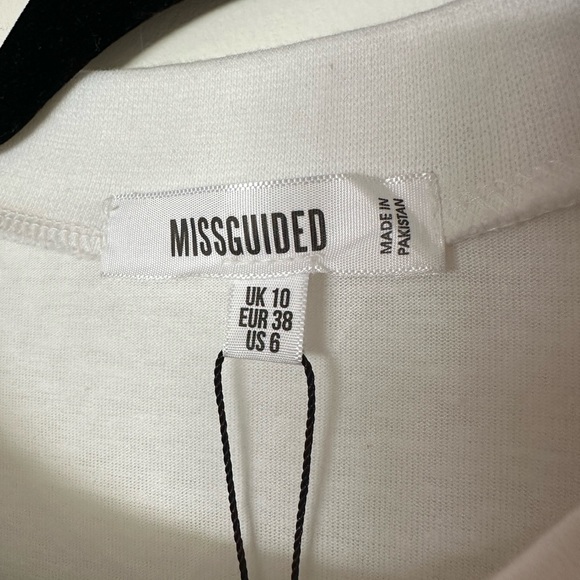 Missguided Dresses & Skirts - NWT Missguided White Basic T Shirt Dress